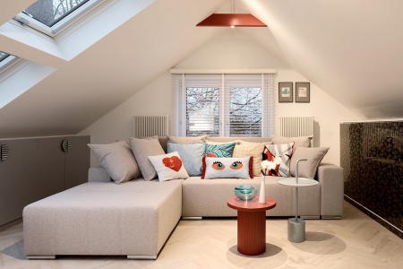 Кварцевый ламинат Home Expert Паркет Дизайн Дуб Милкшейк 44-3002